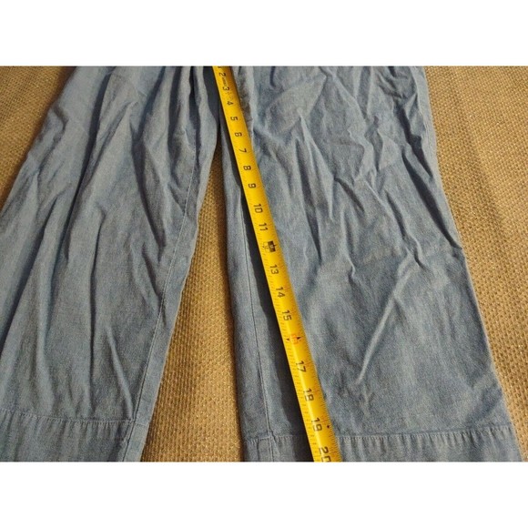 Liz Claiborne Cropped Capri Pants Size 10 Blue Audra - Picture 7 of 10